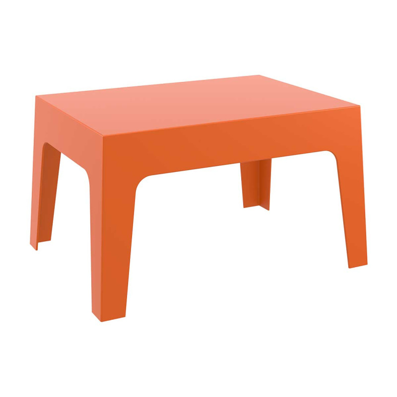 Mesa auxiliar Box 70x50 cm Naranja