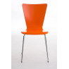 Silla Apilable Aaron Naranja