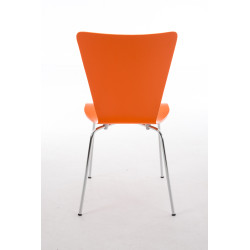 Silla Apilable Aaron Naranja