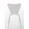 Silla de Visita Apilable Calisto Blanco