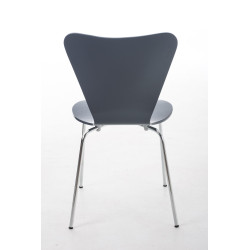 Silla de Visita Apilable Calisto Gris