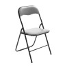 Silla plegable Felix Gris/negro