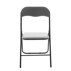 Silla plegable Felix Gris/negro