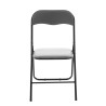 Silla plegable Felix Gris/negro