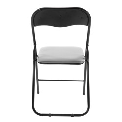 Silla plegable Felix Gris/negro