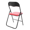 Silla plegable Felix Rojo/negro