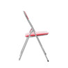 Silla plegable Felix Rojo/plateado