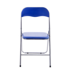 Silla plegable Felix Azul/plateado