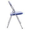 Silla plegable Felix Azul/plateado