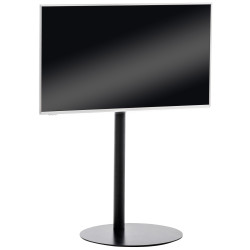 Soporte De Pie Para TV De Plasma De 32 - 65" Redonda,Negro mate