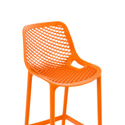 Taburete para exterior AIR Naranja