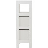 Mueble Auxiliar Hamina Lacado En Blanco Blanco