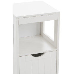 Mueble Auxiliar Hamina Lacado En Blanco Blanco