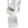 Mueble Auxiliar Hamina Lacado En Blanco Blanco