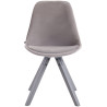 Silla De Comedor Toulouse Square En Terciopelo Gris,Gris