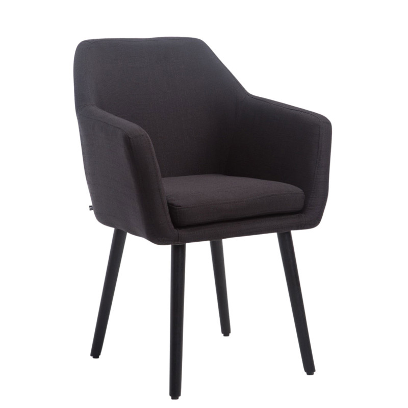 Silla De Salón Utrecht En Tela Negro,Negro