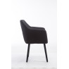 Silla De Salón Utrecht En Tela Negro,Negro