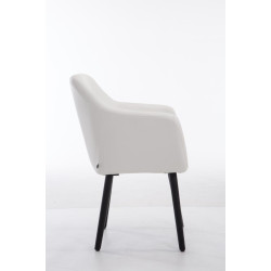 Silla de visita Utrecht Blanco,Negro