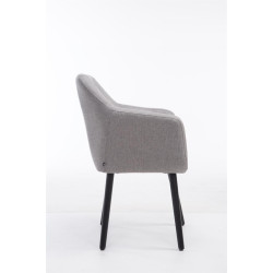 Silla De Salón Utrecht En Tela Gris,Negro