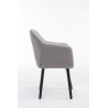 Silla De Salón Utrecht En Tela Gris,Negro