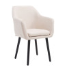 Silla De Salón Utrecht En Tela Beige,Negro