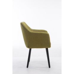 Silla De Salón Utrecht En Tela Verde,Negro