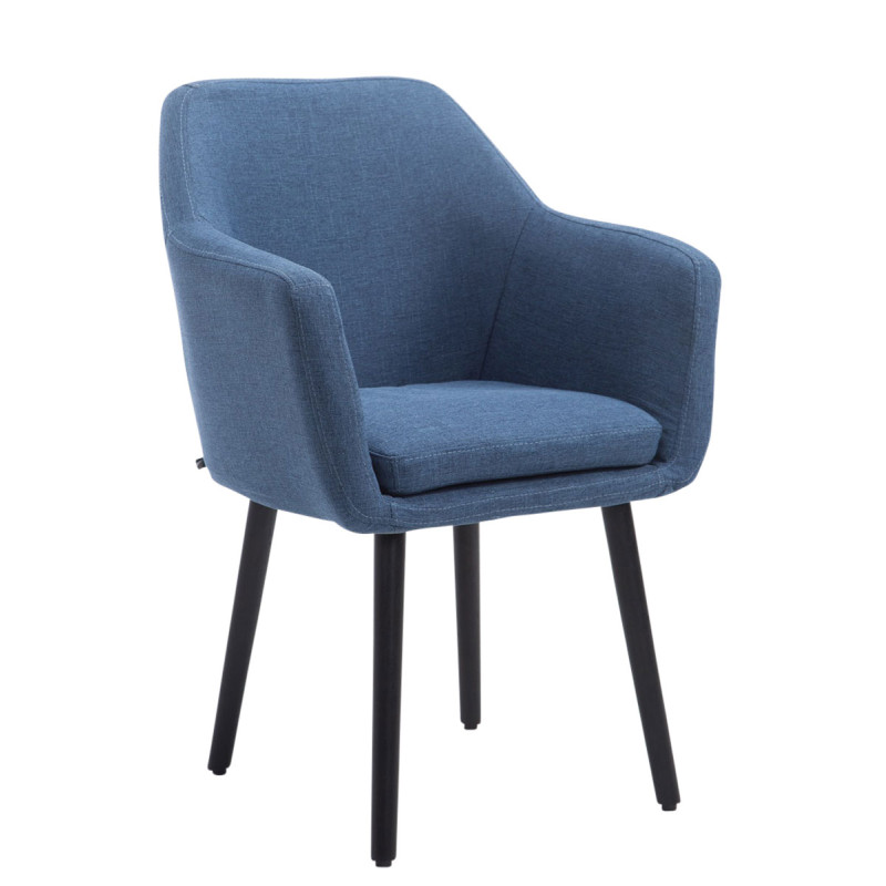 Silla De Salón Utrecht En Tela Azul,Negro