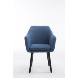 Silla De Salón Utrecht En Tela Azul,Negro