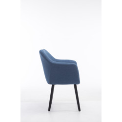 Silla De Salón Utrecht En Tela Azul,Negro