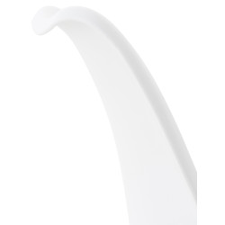 Silla Linares En Estilo Nórdico Blanco/blanco,Plástico