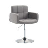 Silla Lounge Los Angeles en Tela Gris