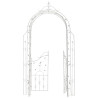 Arco de Flores para Jardín con Puerta Grenada Blanco antiguo