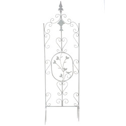 Reja Outdoor De Metal Burgus Decorativa Blanco antiguo