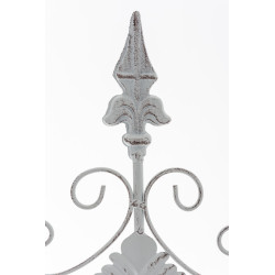 Reja Outdoor De Metal Burgus Decorativa Blanco antiguo