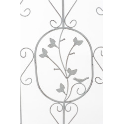 Reja Outdoor De Metal Burgus Decorativa Blanco antiguo