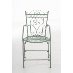 Silla de Exterior Sheela Verde antiguo