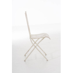 Silla plegable Kiran Crema antiguo