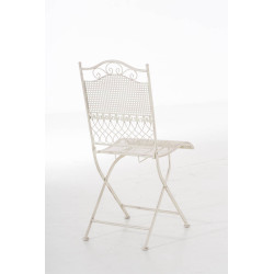 Silla plegable Kiran Crema antiguo