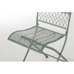 Silla plegable Kiran Verde antiguo