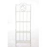 Estantería de Hierro Plegable Arona Blanco