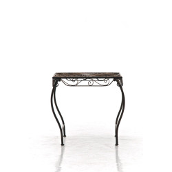 Mesa jardin de hierro Zarina Bronce