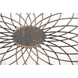 Mesa jardin de hierro Zarina Bronce