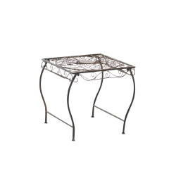 Mesa jardin de hierro Zarina Bronce