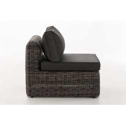 Mittel-Sofa Marbella Anthrazit 5mm