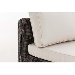 Mittel-Sofa Marbella Cremeweiss 5mm