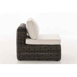 Mittel-Sofa Marbella Cremeweiss 5mm