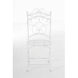 Silla de Jardín Plegable Indra Blanco