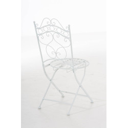 Silla de Jardín Plegable Indra Blanco