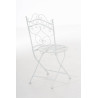 Silla de Jardín Plegable Indra Blanco