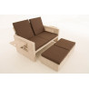 Sofa Ancona Terrabraun 5mm